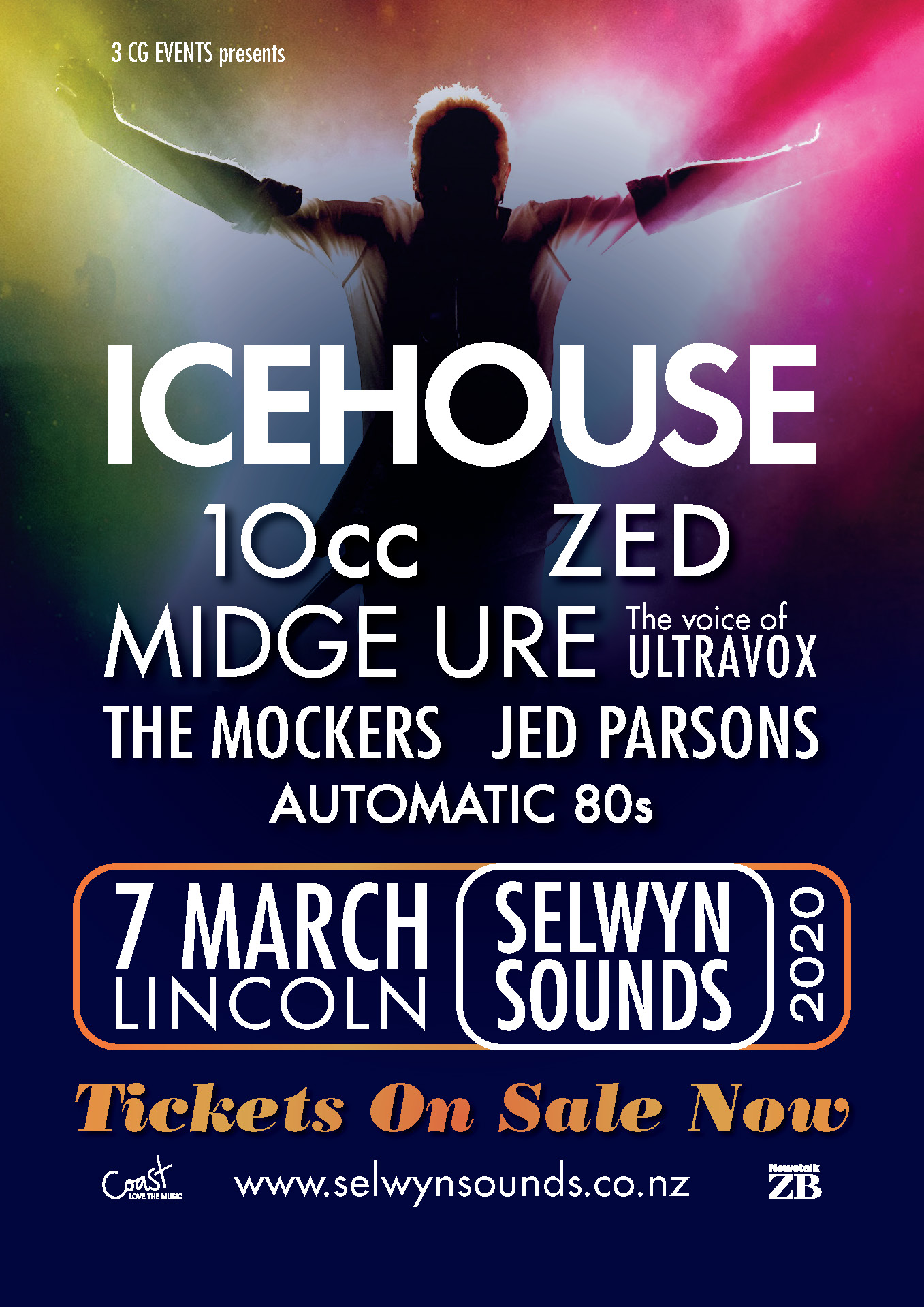 Selwyn Sounds 2020 official A3 poster