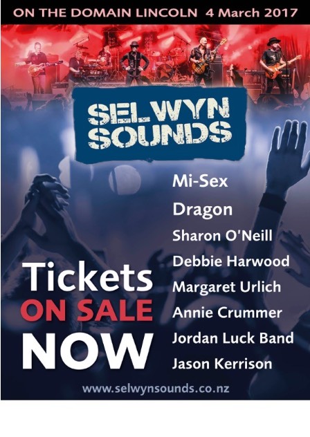 Selwyn Sounds 2017 official poster – inaugural year