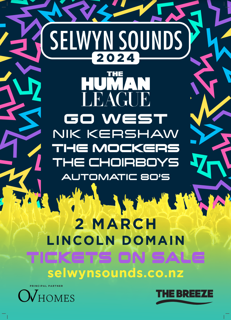 Selwyn Sounds 2024 official poster