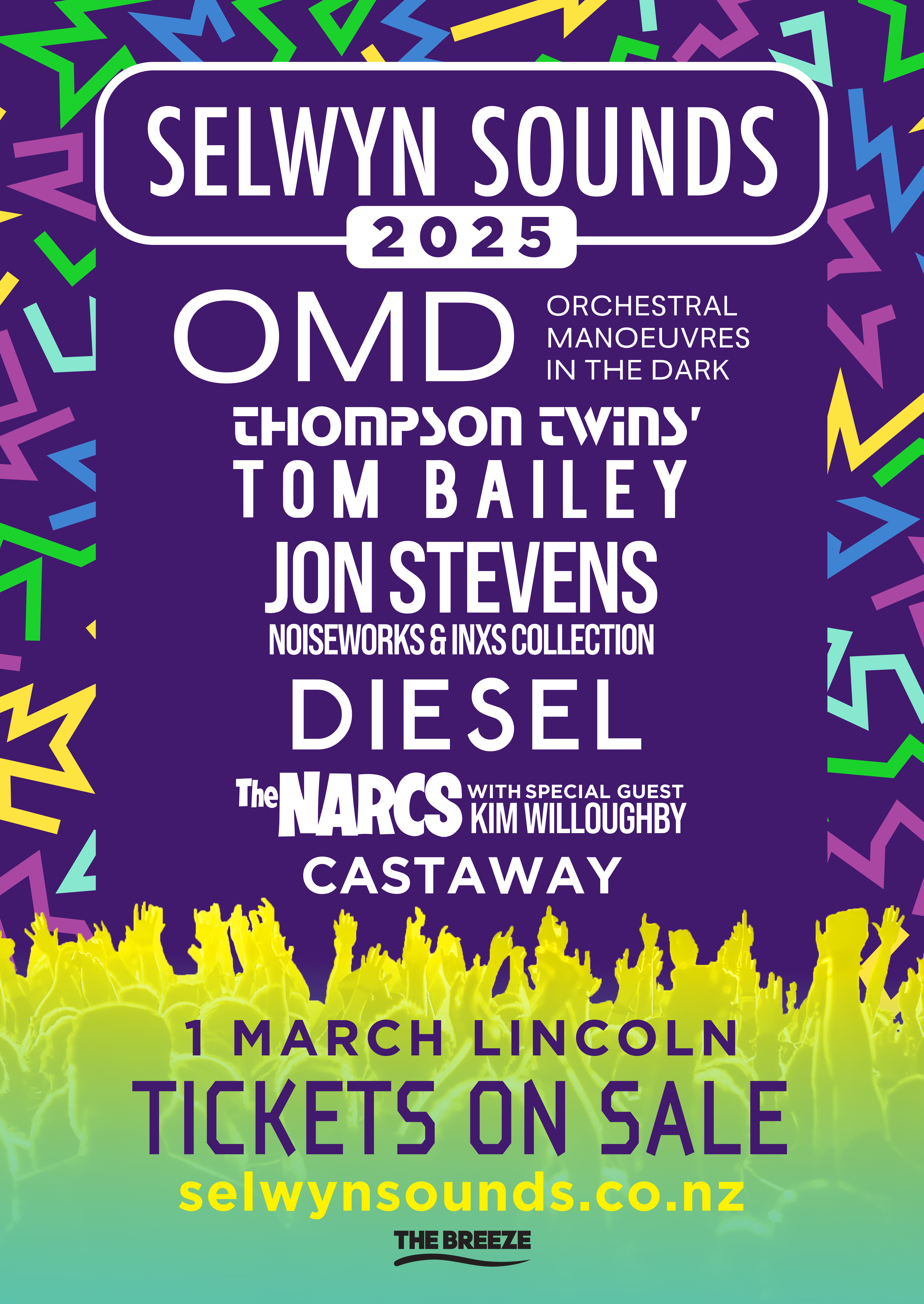 Selwyn Sounds 2025 official poster